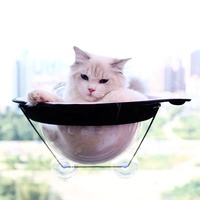 Hamac transparent pour chat le plus vendu avec ventouses pour fenêtre – Lit de soleil pour chat