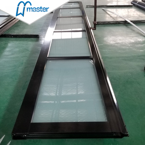 Paneles de vidrio templado esmerilado contemporáneo, puertas de garaje de aluminio y vidrio aislado con Control remoto, venta al por mayor - Product Image 2