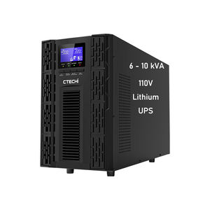 Alimentation sans interruption (ASI) entièrement personnalisée 110V 220V 6kVA <span class=keywords><strong>8kVA</strong></span> 10kVA, alimentation sans interruption haute fréquence à onde sinusoïdale pure, alimentation sans interruption en ligne - Product Image 1