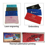 Serviette de Sport Personnalisable Anti-Transpiration, de Voyage et de Fitness, pour Tête et Mains, Couleur Unie