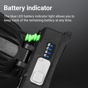 <span class=keywords><strong>Professionnel</strong></span> extérieur 500 Lumens phare LED Type C Rechargeable avec interrupteur Source d'alimentation pêche de nuit randonnée Camping chasse - Product Image 3