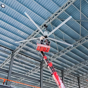 พัดลม hvls 16/18/20/24ฟุตเสียงรบกวนต่ำสำหรับโรงงาน - Product Image 5