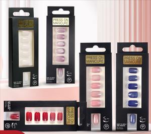 Uñas Acrílicas Personalizadas, 24 Piezas, Diseño Ojo de Gato, Súper Brillantes, Cortas, Cuadradas, Románticas, Uñas Postizas A064 - Product Image 1