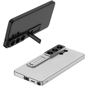 เคสโทรศัพท์มือถือ GKK Pure Color 360 Protection PC สำหรับรุ่น S26/S25/S24/S23/S22 Ultra พร้อมที่ป้องกันกล้องและเลนส์  แบบมีขาตั้ง - Product Image 3