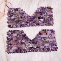 Masque pour les yeux en jade naturel HZ Amethyst Neck, idéal pour un cadeau