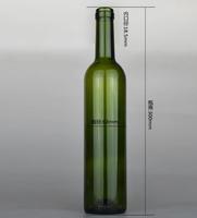 Bouteilles en verre de vin clair de haute qualité prix usine fournisseur de la Chine en stock