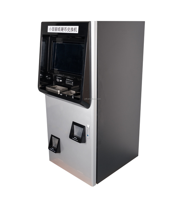 ATM-206 Banknote and Coin Exchange Machine Self-Service ATM Terminals Kiosks Cash and Coin Dispenser