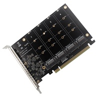 Asm3242 — carte pcie cruiser, collection 3.2, extension pour 4 emplacements, couleur noir, wd, ssd noir, 2 to, nvme, pcie gen4