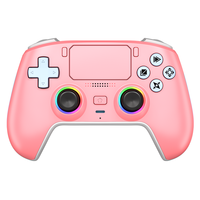 Manette de jeu sans fil EYP525 avec coque magnétique BT pour PS5, avec moteur de vibration, joystick, éclairage RVB et microphone