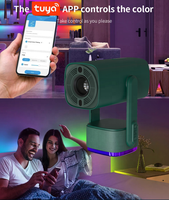 Projecteur intelligent numérique mini à courte focale 720P portable avec rotation à 230 degrés, mise au point automatique, Android 11, double WiFi 6