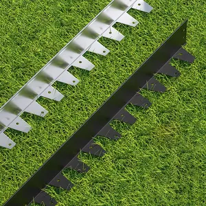 Arnavut kaldırımı bahçe kenar için ağır L şekli paslanmaz çelik çim kenar bahçe Edger