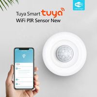 Penjualan laris Tuya Wifi plafon PIR Sensor gerak bahan ABS mendukung kontrol penghubung dengan lampu Led Tuya rumah pintar QD Smart-HW400B