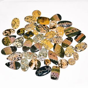 Piedra preciosa de cabujón suelta lisa de jaspe natural del océano para el uso de joyería del exportador y del fabricante indio - Product Image 1