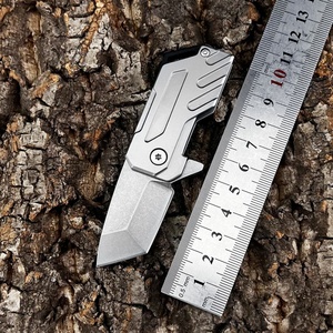 Navaja Plegable Portátil Mini de Acero, Herramienta de Supervivencia para Exteriores, Navaja de Bolsillo Multiusos para Camping y Caza - Product Image 6