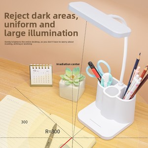Lampe de <span class=keywords><strong>bureau</strong></span> pour étudiants et enfants au design minimaliste moderne, commande tactile, protection des yeux, lampe rechargeable pour l'apprentissage - Product Image 4