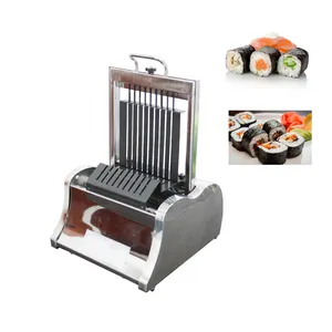 Del Desktop commerciale Manuale Alghe Sushi Roll Macchina di Taglio Sushi Macchina di Elaborazione