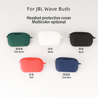 Étui pour écouteurs sans fil pour JBL Wave Buds Housse en silicone antichoc pour écouteurs Accessoires pour écouteurs