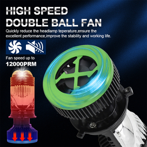 230W <span class=keywords><strong>Mini</strong></span> H4 lentille projecteur Super lumineux LED Auto lampe pour voiture et <span class=keywords><strong>moto</strong></span> Faro Y80 Y9 Y6 Y7 État nouveau - Product Image 6