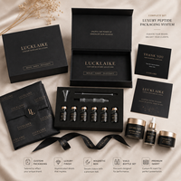 Boîtes personnalisées en carton pour flacons de peptides cosmétiques en verre de 2 ml, étiquettes et emballages, boîte pour peptides, Caixa Cartonada Para Ampola