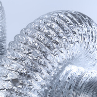 Tuyau de climatisation Flexible, en feuille d'aluminium, convient aussi pour des conduits de cuisine
