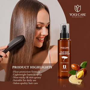 YOGI CARE Spray Protector de Calor con Aceite de Argán Hasta 450 Grados ° F / 230 ° Spray Protector para el Cabello C Protection - Product Image 3