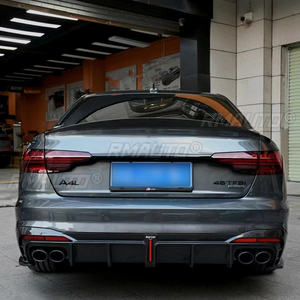 วัสดุคาร์บอนไฟเบอร์แท้ สปอยเลอร์ฝากระโปรงท้ายรถยนต์ทรง Ducktail สำหรับ Audi A4 S4 B9 ปี 2016-2021 อุปกรณ์ตกแต่งรถยนต์ - Product Image 4