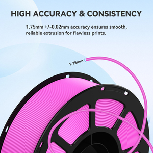 Material Consumible PETG <span class=keywords><strong>Magenta</strong></span> para Impresora 3D KELEIDI, Apto para Impresión de Alta Velocidad Tuozhu, Cable Plano de 1.75mm, Ordenado, 1KG - Product Image 2