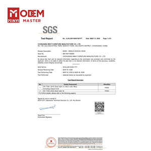 Fabricant de mobilier <span class=keywords><strong>scolaire</strong></span> MINYI, design italien, <span class=keywords><strong>brevet</strong></span>é, OEM, ODM, chaise de bureau, EN1729, ANSI, BIFMA, REACH, ISO, MSDS, SGS, INTERTEK, TUV - Product Image 2