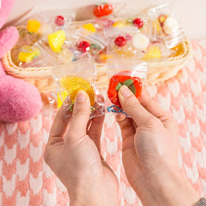 Fruit Shaped Squeezable Toy <b>Mini</b> Silicone Fidget For Youth Unisex Play - Product Image 1