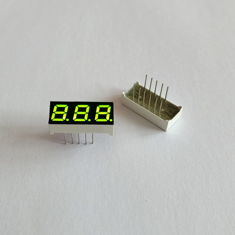 Jstronic0.28インチ3桁7セグメントLED数値ディスプレイ赤/青/緑