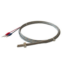 Sonde de température thermocouple platine-rhodium PT100 de type E K J industriel, filetage à vis M6 M8, 0-1800°C, OEM ODM