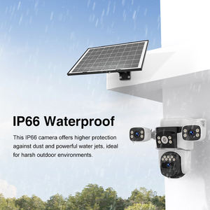 Caméra solaire PTZ CB621SR 9MP à 3 objectifs <span class=keywords><strong>pour</strong></span> ferme, magasin, extérieur, Wi-Fi double bande, vue à 720°, détection humaine par IA, sirène intégrée, micro, cloud - Product Image 6