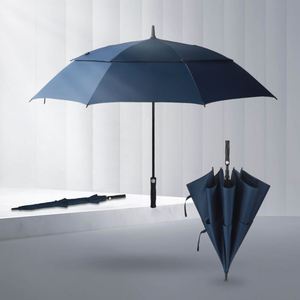 Parapluie de golf pour homme, double couche, incassable, avec armature en fibre de verre, ouverture automatique, pour le marché commercial - Product Image 3