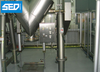 Agitateur mélangeur de poudre sèche pour aliments avec moteur et engrenage pour le traitement des produits chimiques et des plastiques, capacité 40L