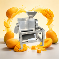 Fruitpulp- en zaadseparatiemachine, fruitpulper voor appel, mango, tomaat, druif, dadel, pulper, ontpit- en vermaalmachine