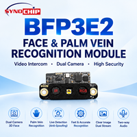Modul Kamera Biometrik RGB IR Lensa Ganda Terintegrasi BFP3E2, Pengenalan Wajah/Telapak Tangan/Vena, Resolusi 960x480, <0.35s, Kunci Pintar
