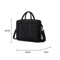 Sac fourre-tout de bureau pour hommes, sacoche grande capacité, sac bandoulière, sac multifonctionnel pour ordinateur portable