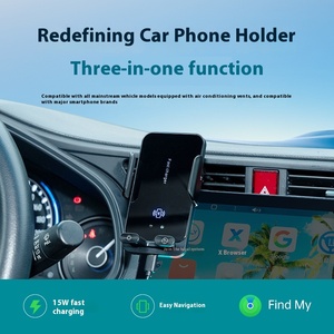 Cargador de coche inalámbrico de 15W, rastreador GPS, localizador de seguimiento inteligente certificado por IMF para <span class=keywords><strong>iPhone</strong></span> - Product Image 2