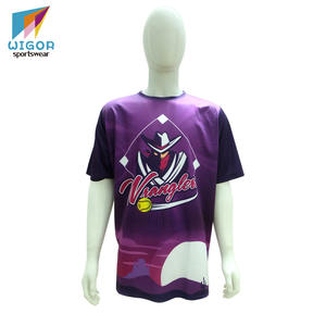 Premium 3D-Druck Hot Sale Team Jersey Coolmax Stoff Slow Pitch Softball Jersey - Product Image 5