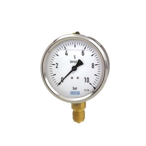 Manómetro Wika 213.53 con Tubo Burdon de 0 a 10 Bares para Uso Industrial - Product Image 1