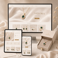 Kit d'identité de marque, logo, emballage, manuel VI, image principale AMZ, A+, site web, réseaux sociaux, vidéo pour bijoux, produits de beauté, suppléments, OEM