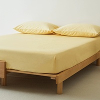 Drap-housse tricoté imperméable et lavable en machine, silencieux, à motifs unis, 400 fils, poche profonde de 18 pouces, pour usage domestique et hôtelier