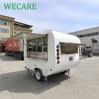 Wecare Street Mobile Kitchen Mini Food Truck Coffee Ice Cream Carritos Foodtruck Popcorn Hot Dog Cart Catering Food Trailer