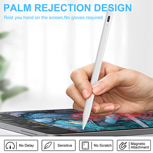 Stylet actif pour écran de tablette, stylet pour <span class=keywords><strong>Apple</strong></span> <span class=keywords><strong>Pencil</strong></span> <span class=keywords><strong>2ème</strong></span> <span class=keywords><strong>génération</strong></span>, stylet tactile rechargeable avec rejet de la paume pour iPad - Product Image 4