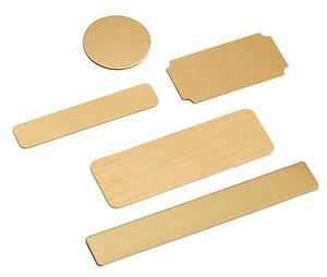 Produttore su misura in alluminio bianco in acciaio inox ottone in lega di zinco piastra di corrosione in metallo incisione targhetta - Product Image 1