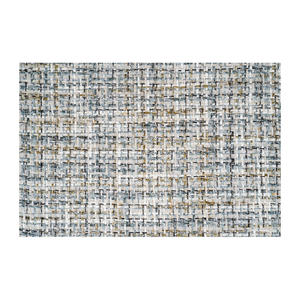 Tela Tweed de Primera Calidad Hecha en Corea, Mezcla de Lana Bouclé Blanca y Oliva, Tejido Texturizado, OEM y ODM, Tela Textil Tejida Personalizada - Product Image 2