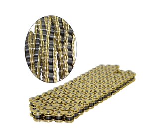 Chaînes de transmission de haute qualité 428H, longueur 116, chaîne dorée épaisse pour moto CG125 - Product Image 4