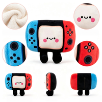 Peluche mignonne en forme de console de jeu, jouet en peluche doux en forme de Switch, vente en gros, fabricant personnalisé, cadeaux pour les amateurs de jeux et les enfants
