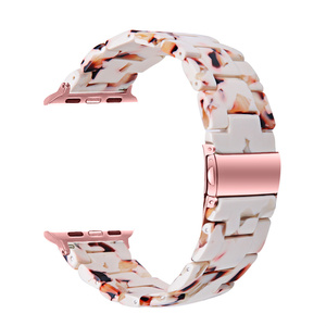 Correa de Resina para <span class=keywords><strong>Apple</strong></span> <span class=keywords><strong>Watch</strong></span> 44mm 40mm 45mm 49mm 38mm 42mm 41mm Pulsera de Moda para IWatch Series <span class=keywords><strong>8</strong></span> 7 6 5 4 3 2 1 Ultra - Product Image 1