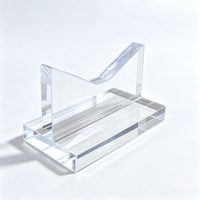 Support d'affichage en acrylique transparent poli, sur mesure, pièce unique, découpe personnalisée, bords lisses, épaisseur 10 mm, style classique/contemporain, OEM
